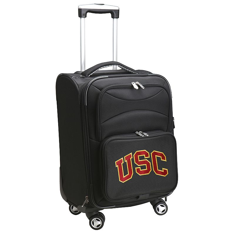 USC Trojans 20-in. Expandable Spinner Carry-On, Black, 20WHEL Co