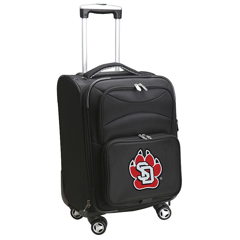 South Dakota Coyotes 20-in. Expandable Spinner Carry-On, Black, 20WHEL C