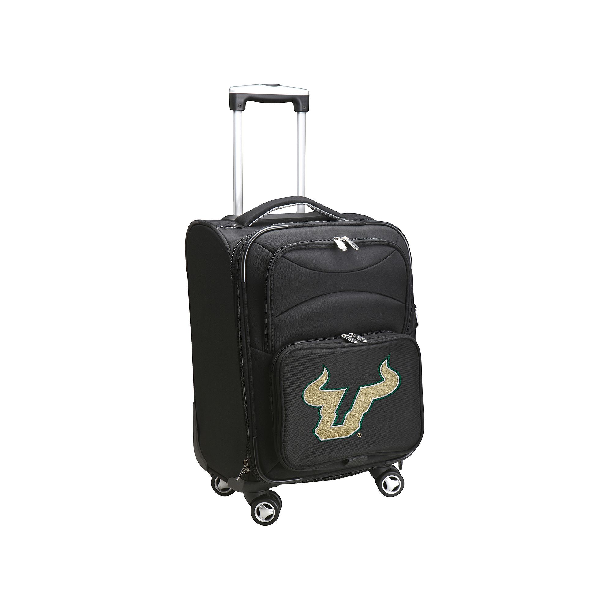 South Florida Bulls 20-in. Expandable Spinner Carry-On, Black