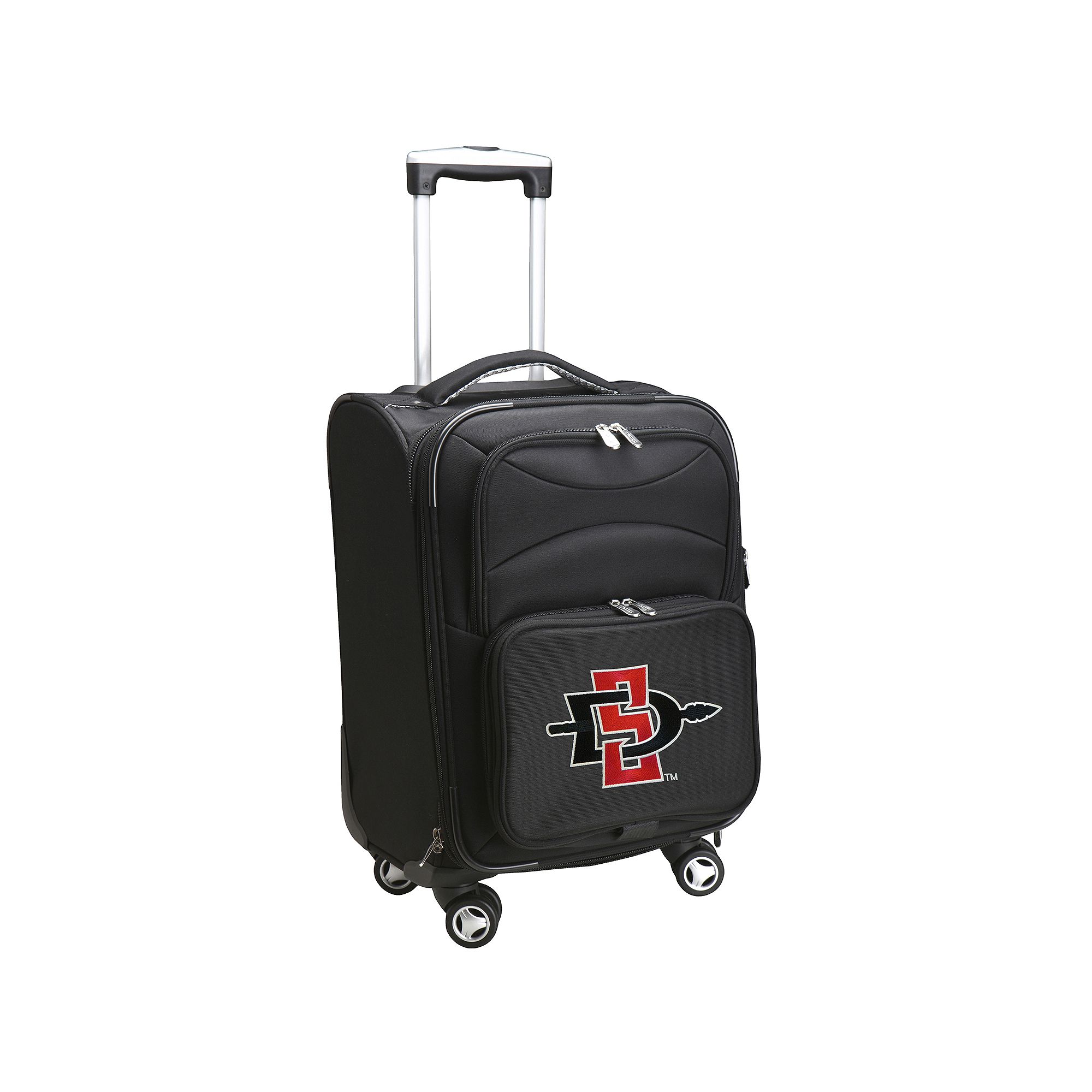 San Diego State Aztecs 20-in. Expandable Spinner Carry-On, Black