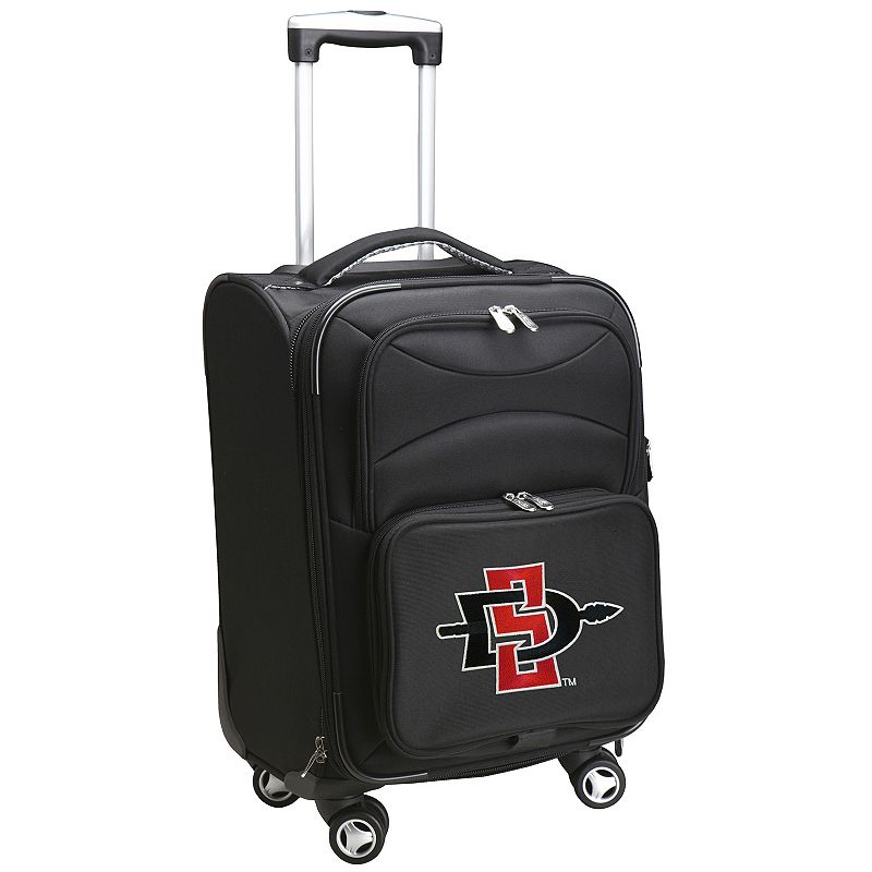 San Diego State Aztecs 20-in. Expandable Spinner Carry-On, Black, 20WHEL