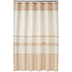 Home Classics® Embroidered Sequin Fabric Shower Curtain