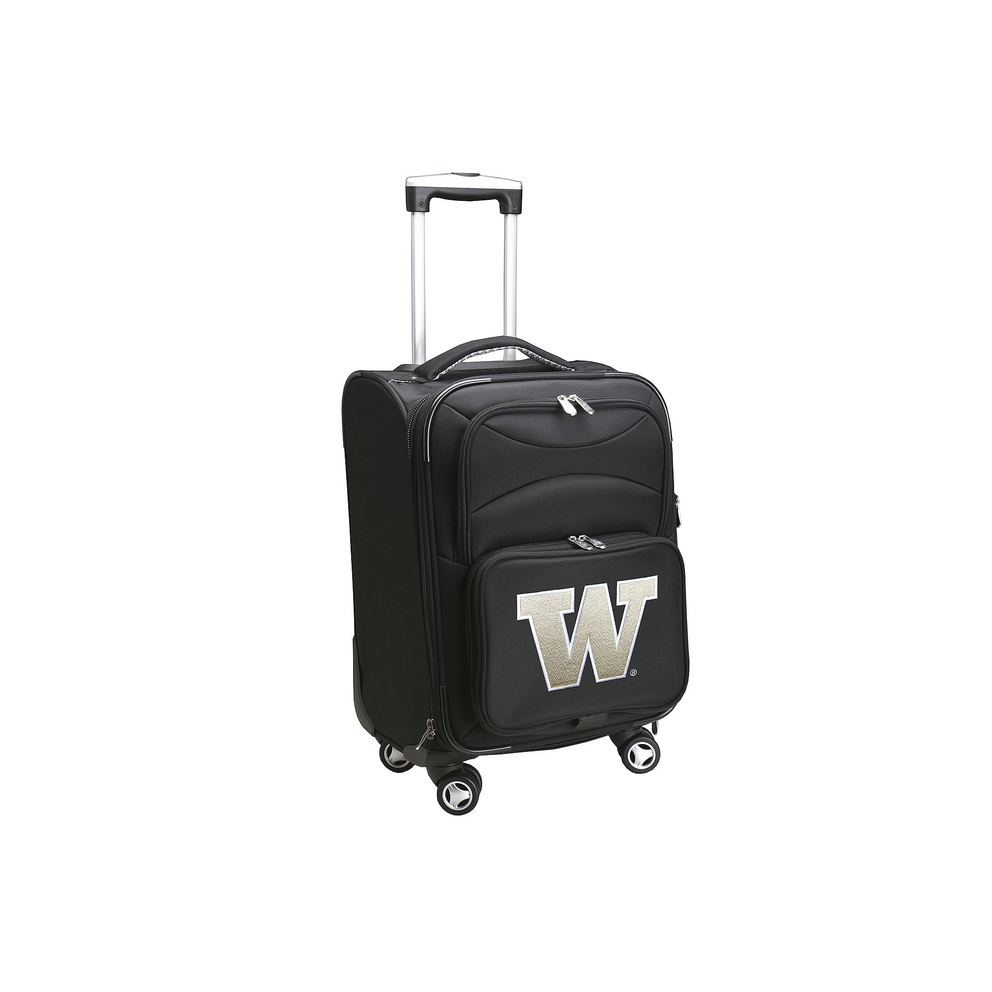 Washington Huskies 20-in. Expandable Spinner Carry-On, Black