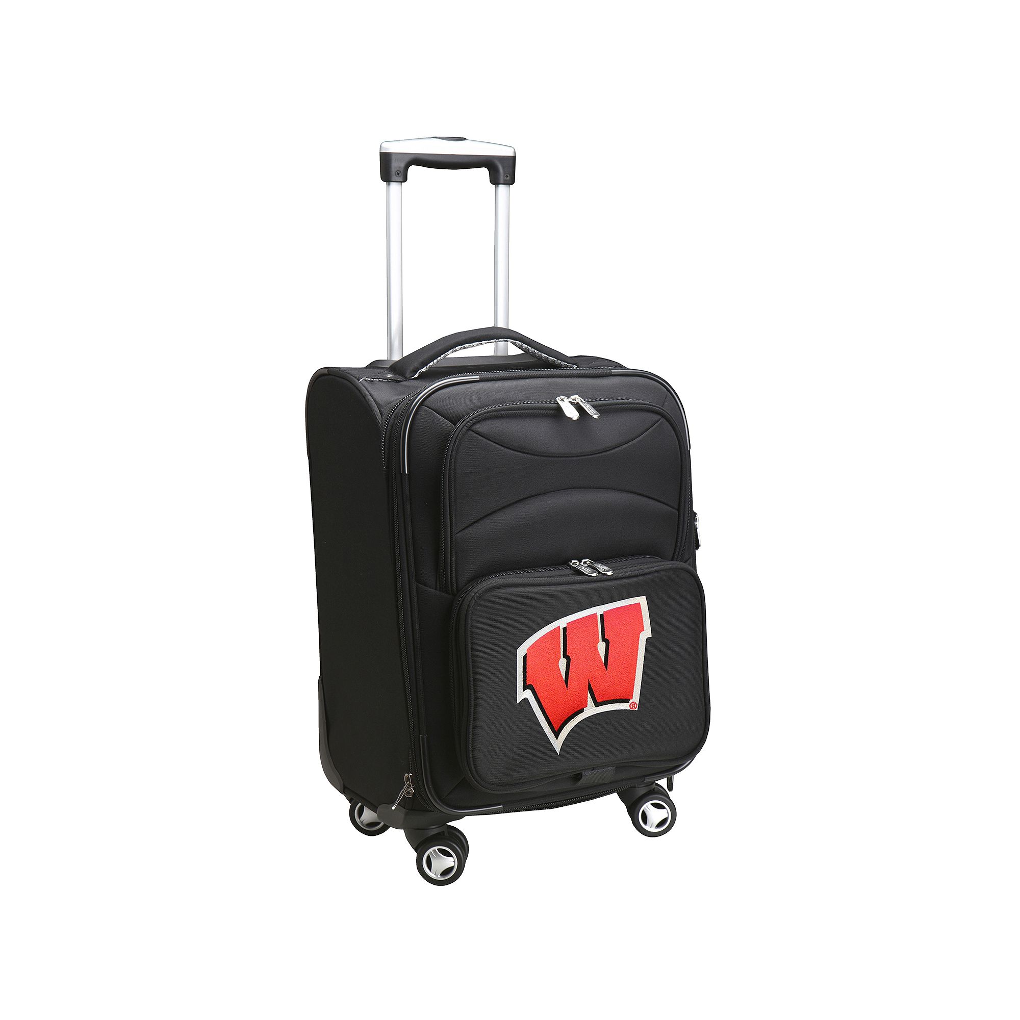 Wisconsin Badgers 20-in. Expandable Spinner Carry-On, Black