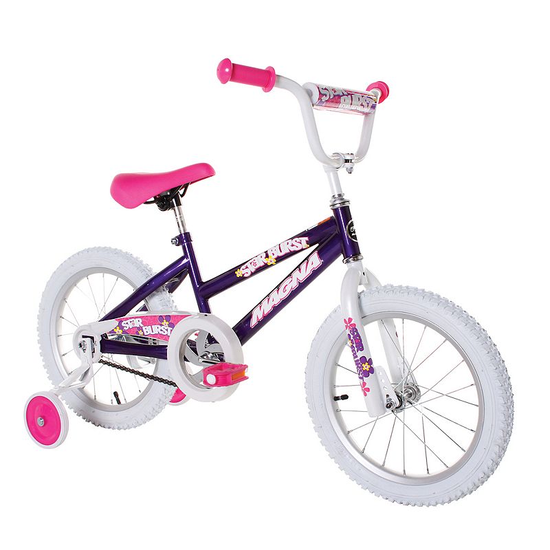 Magna 16-Inch Starburst Girls Bike, Multicolor, 16
