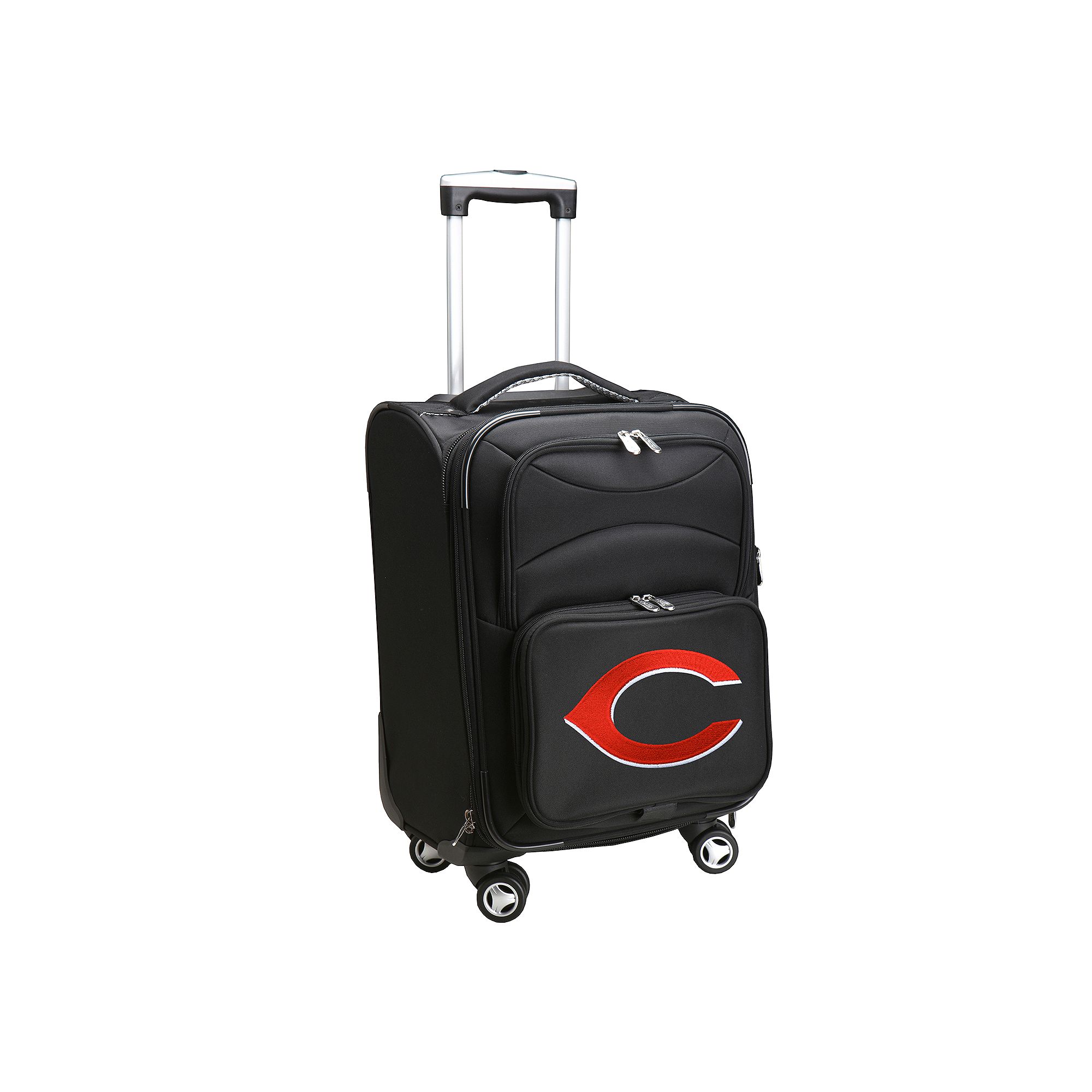 Cincinnati Reds 20-in. Expandable Spinner Carry-On, Black