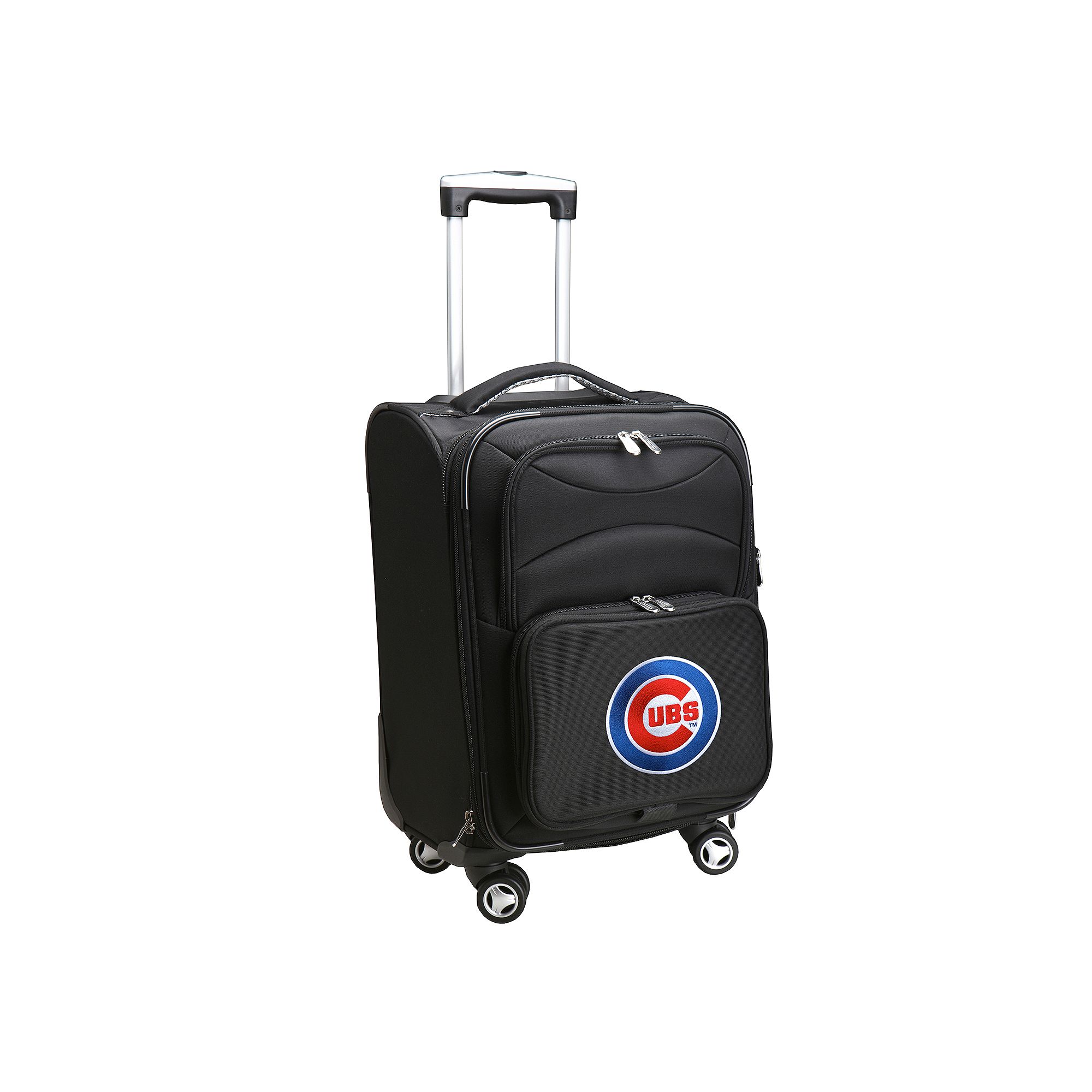 Chicago Cubs 20-in. Expandable Spinner Carry-On, Black