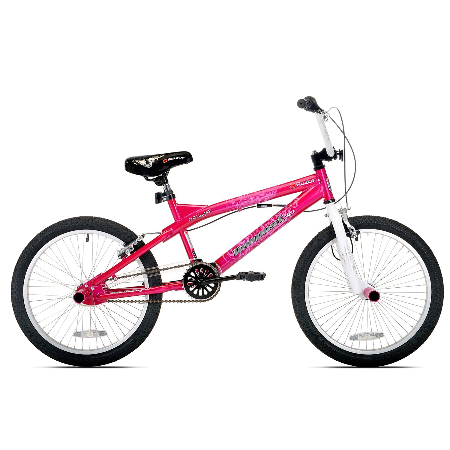 pink razor bike