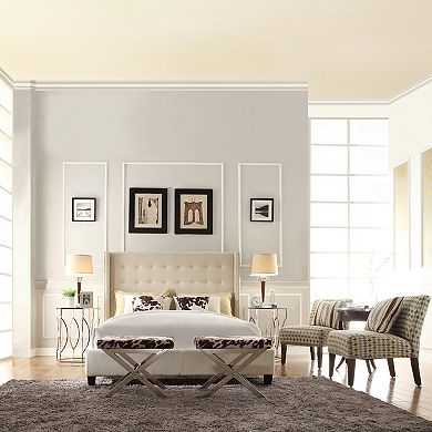 HomeVance Simone Wingback Bed