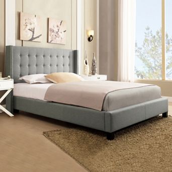 HomeVance Simone Wingback Bed