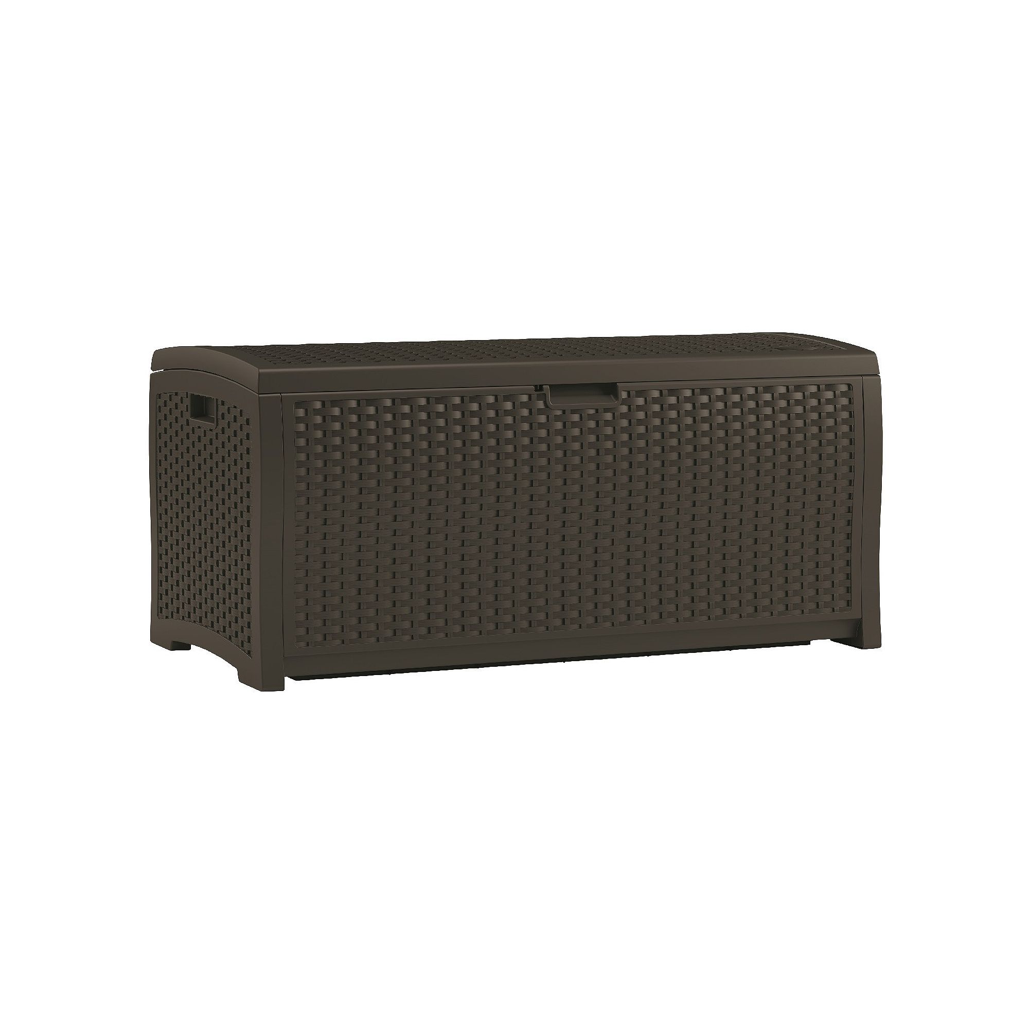 Suncast 73-Gallon Storage Box - Outdoor, Brown