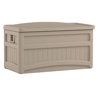 Suncast 72-Gallon Deck Box Seat With Wheels