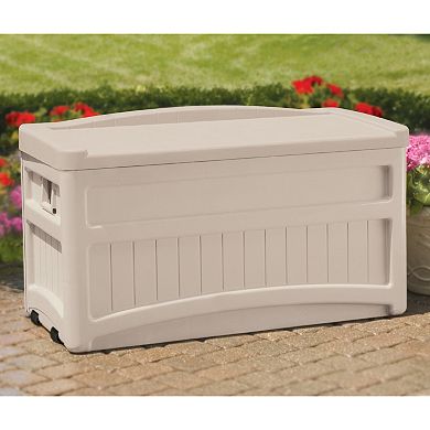 Suncast 73-Gallon Wheeled Storage Box - Outdoor