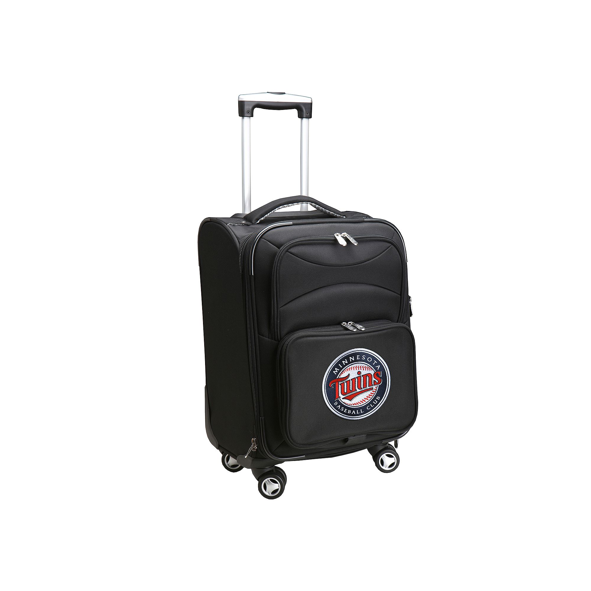 Minnesota Twins 20-in. Expandable Spinner Carry-On, Black