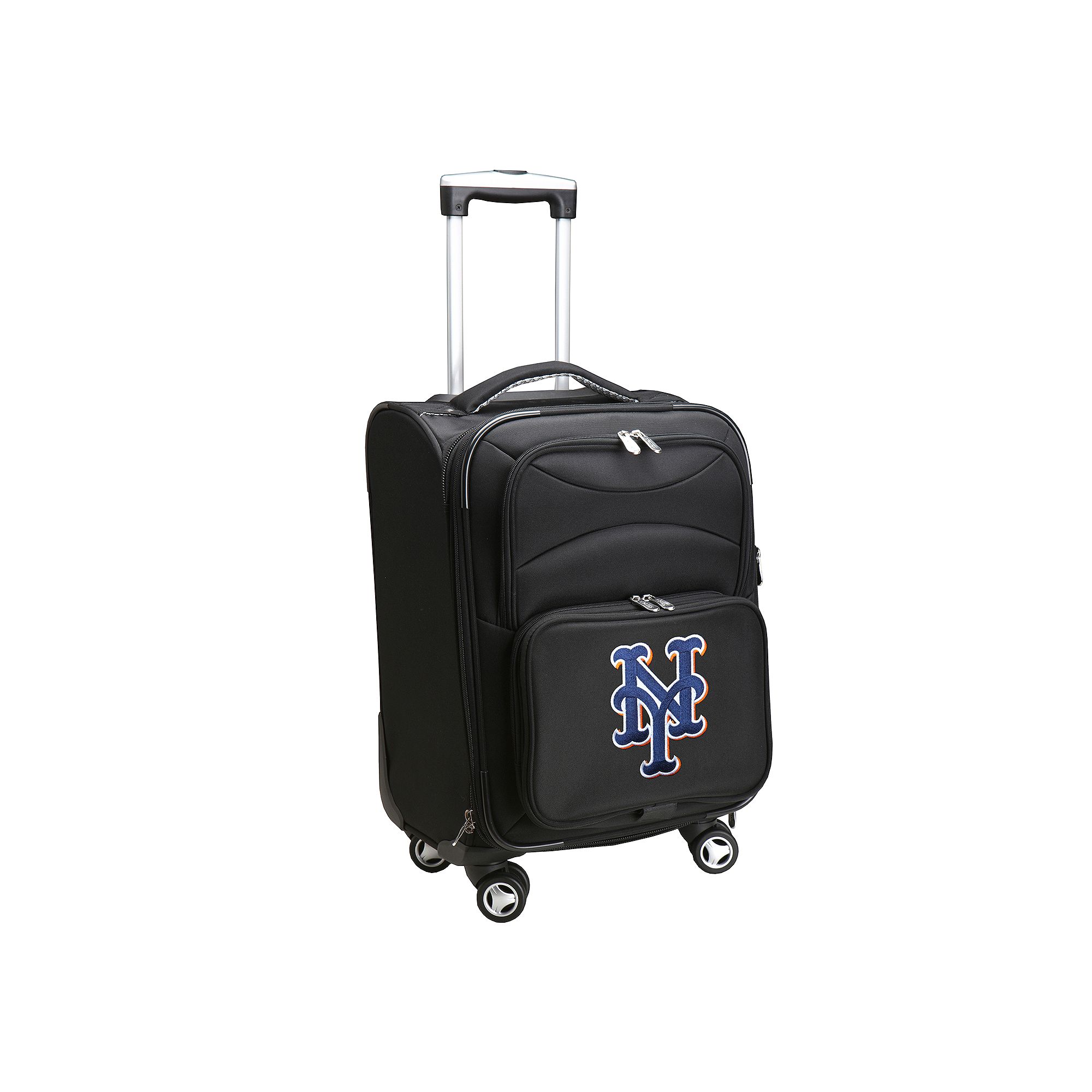 New York Mets 20-in. Expandable Spinner Carry-On, Black