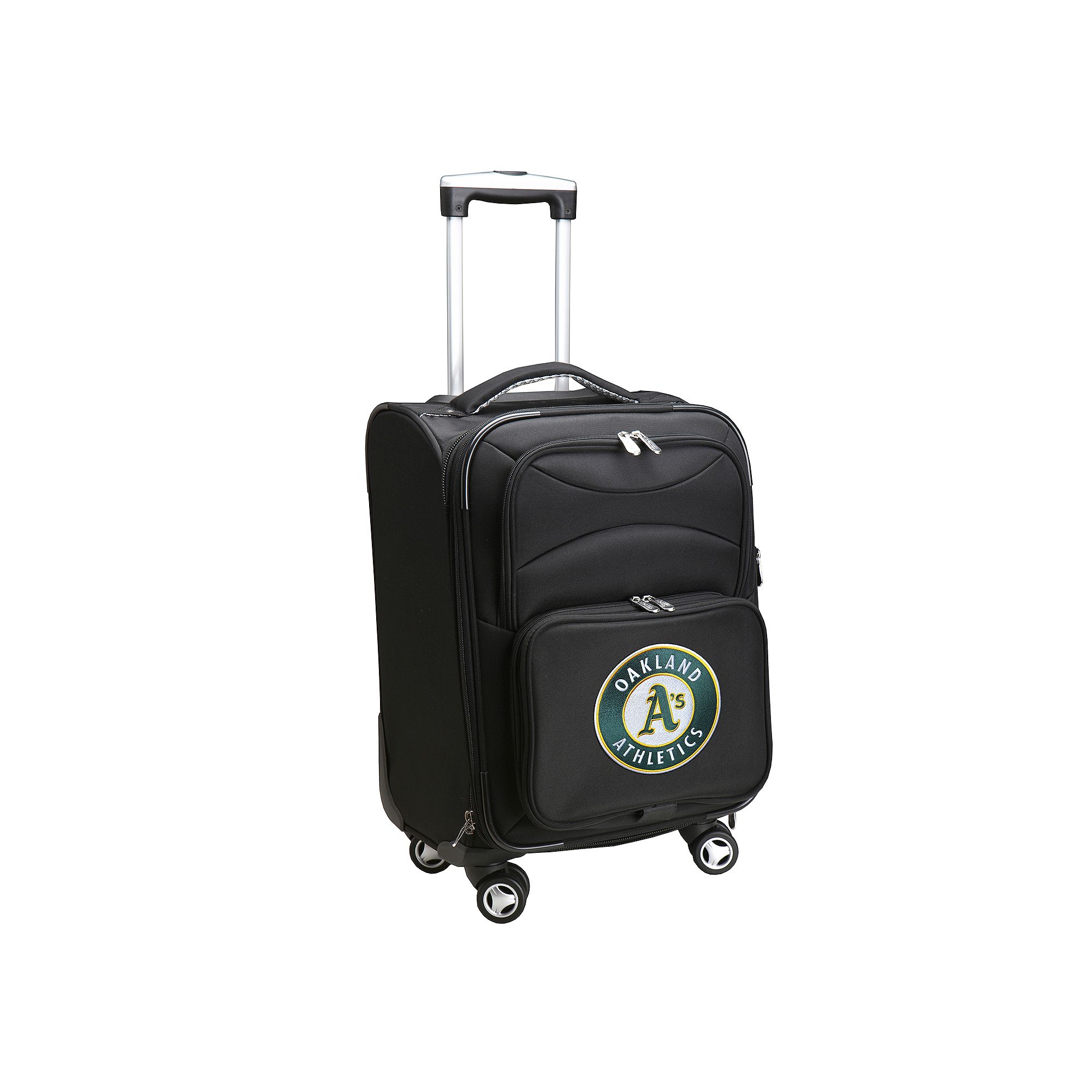 Oakland As 20-in. Expandable Spinner Carry-On, Black