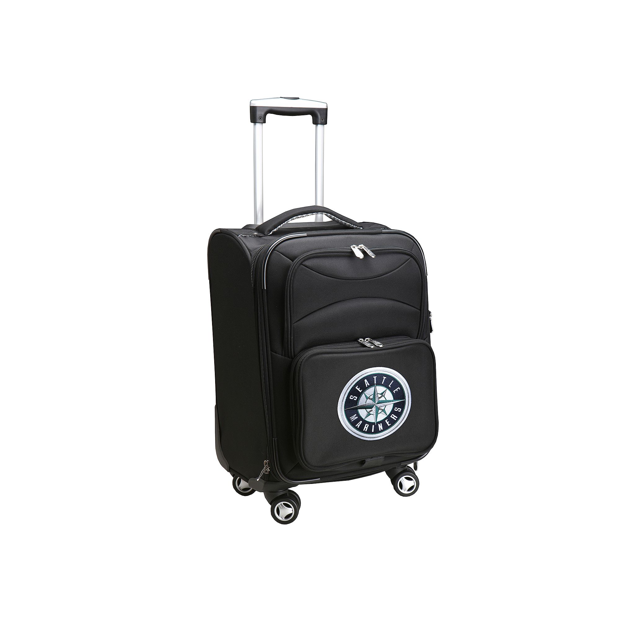 Seattle Mariners 20-in. Expandable Spinner Carry-On, Black