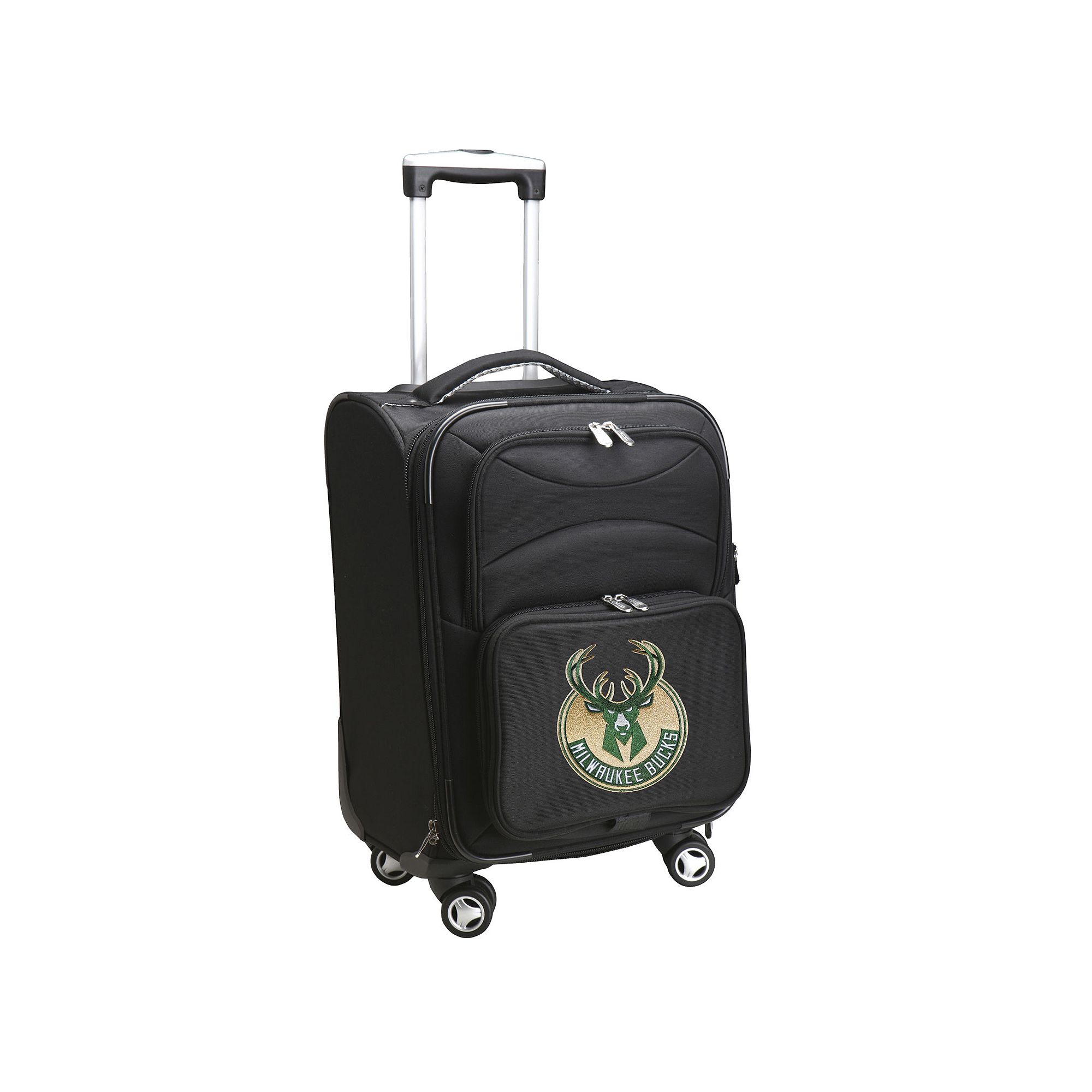 Milwaukee Bucks 20-in. Expandable Spinner Carry-On, Black