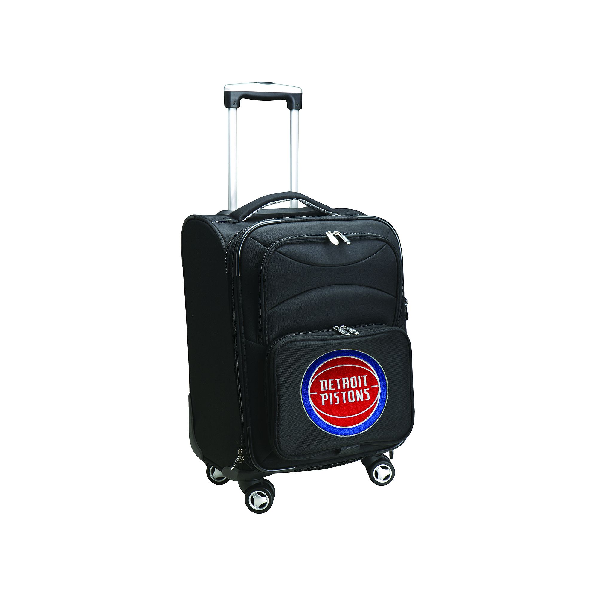 Detroit Pistons 20-in. Expandable Spinner Carry-On, Black