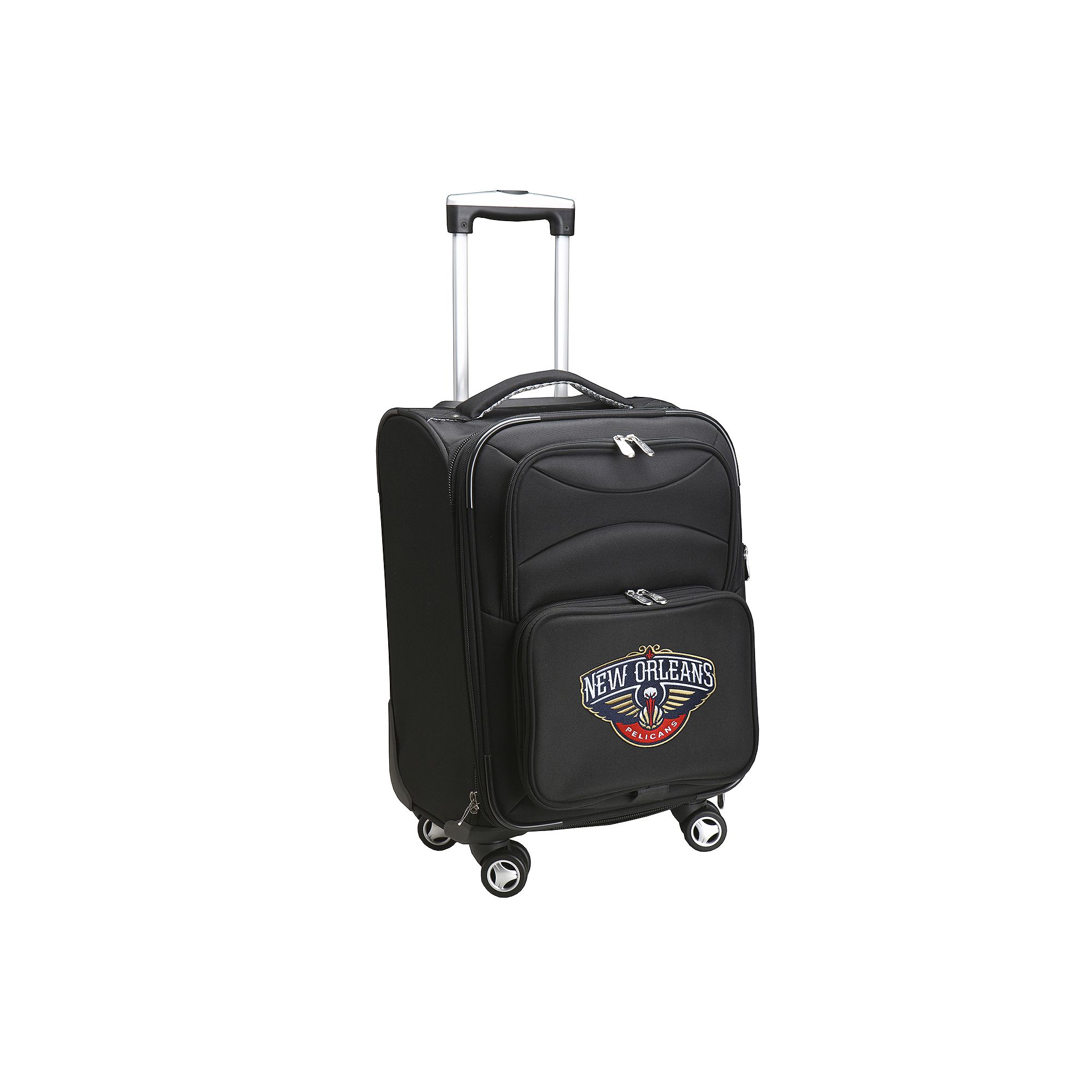 New Orleans Pelicans 20-in. Expandable Spinner Carry-On, Black