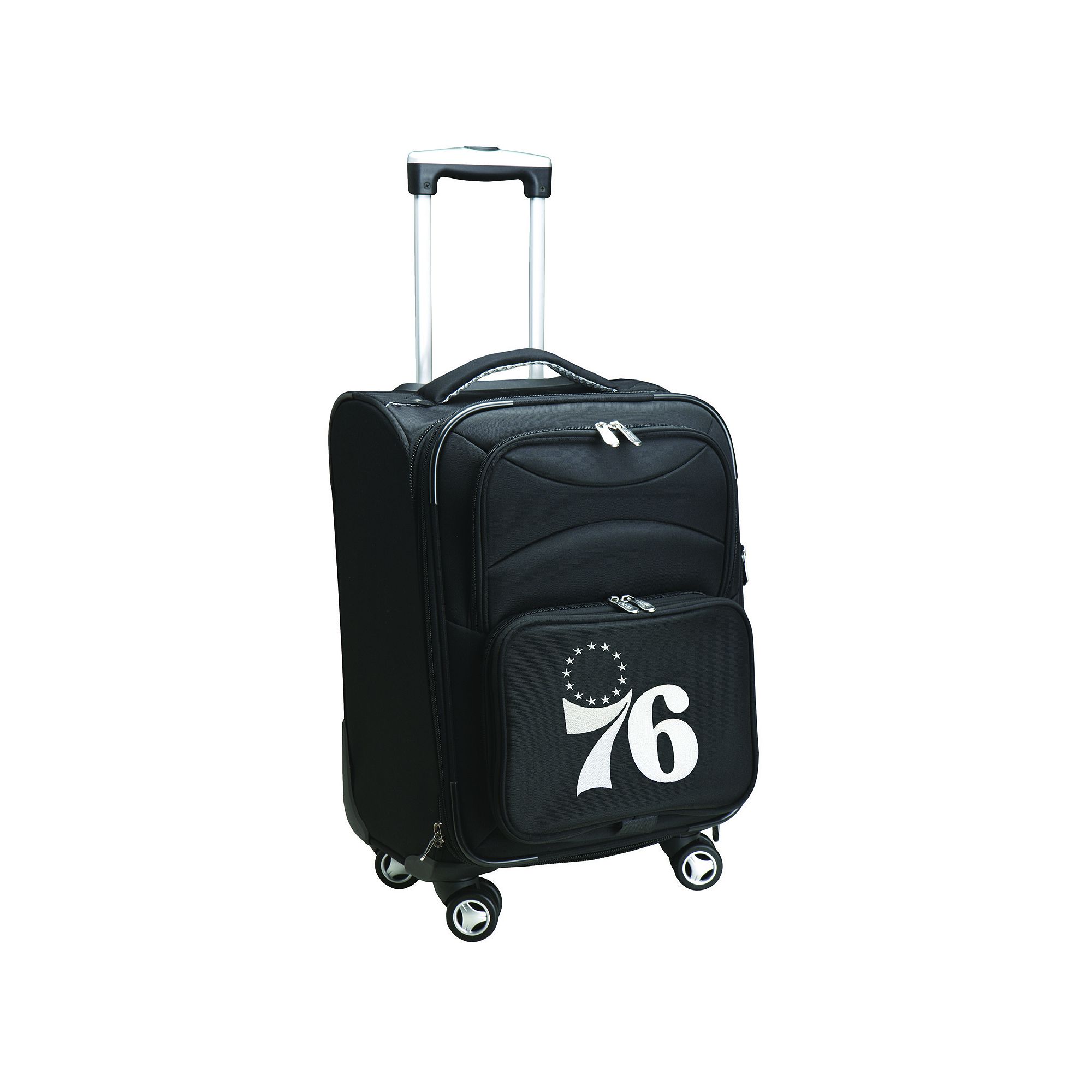 Philadelphia 76ers 20-in. Expandable Spinner Carry-On, Black