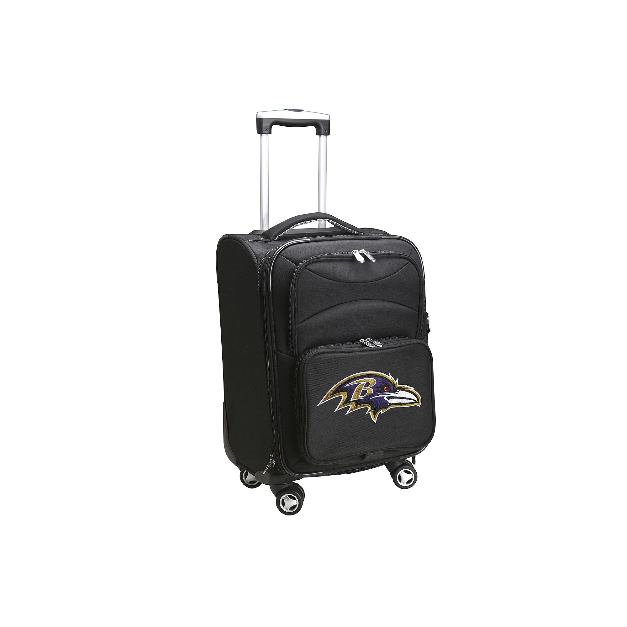 Baltimore Ravens 20-in. Expandable Spinner Carry-On, Black