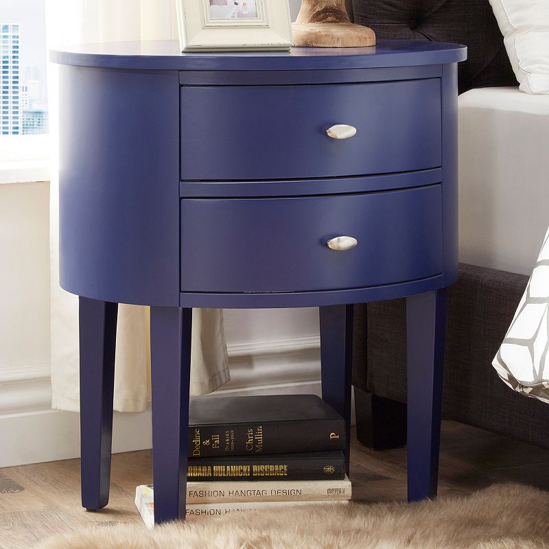 HomeVance Tenyson End Table, Blue