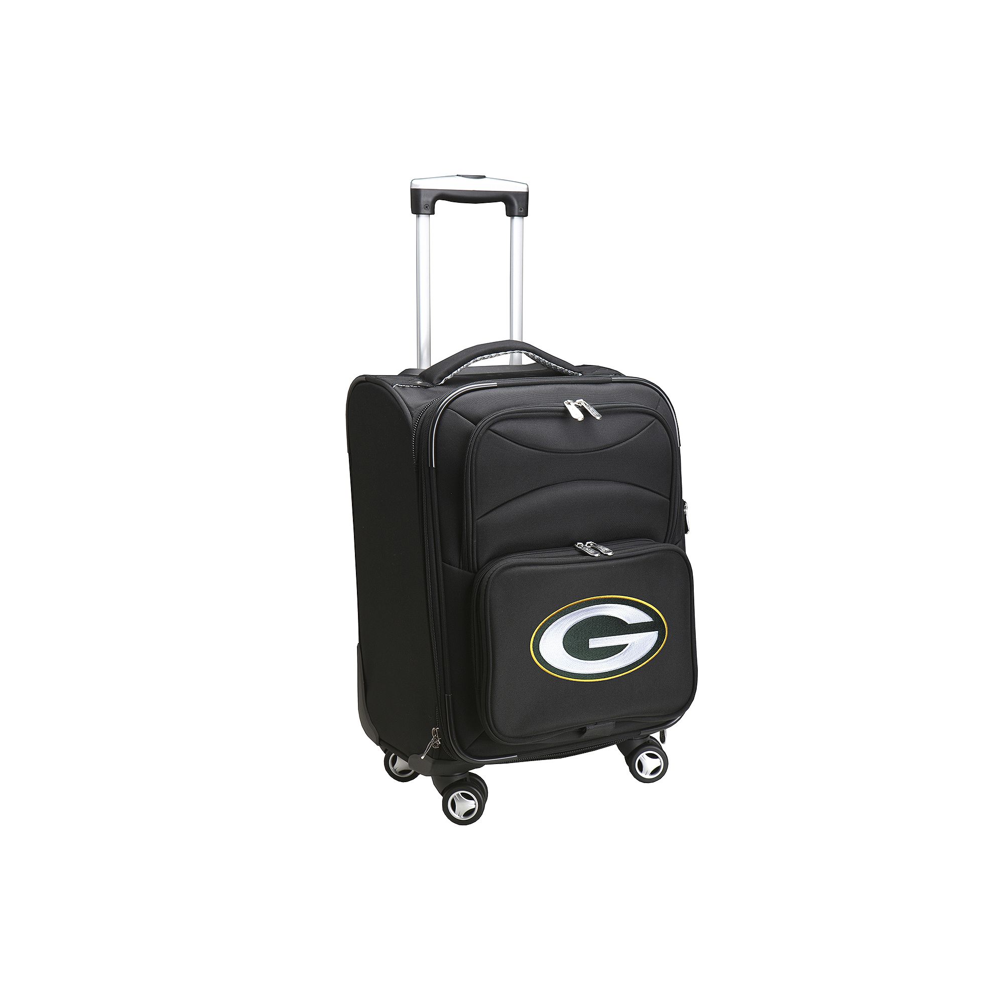 Green Bay Packers 20-in. Expandable Spinner Carry-On, Black