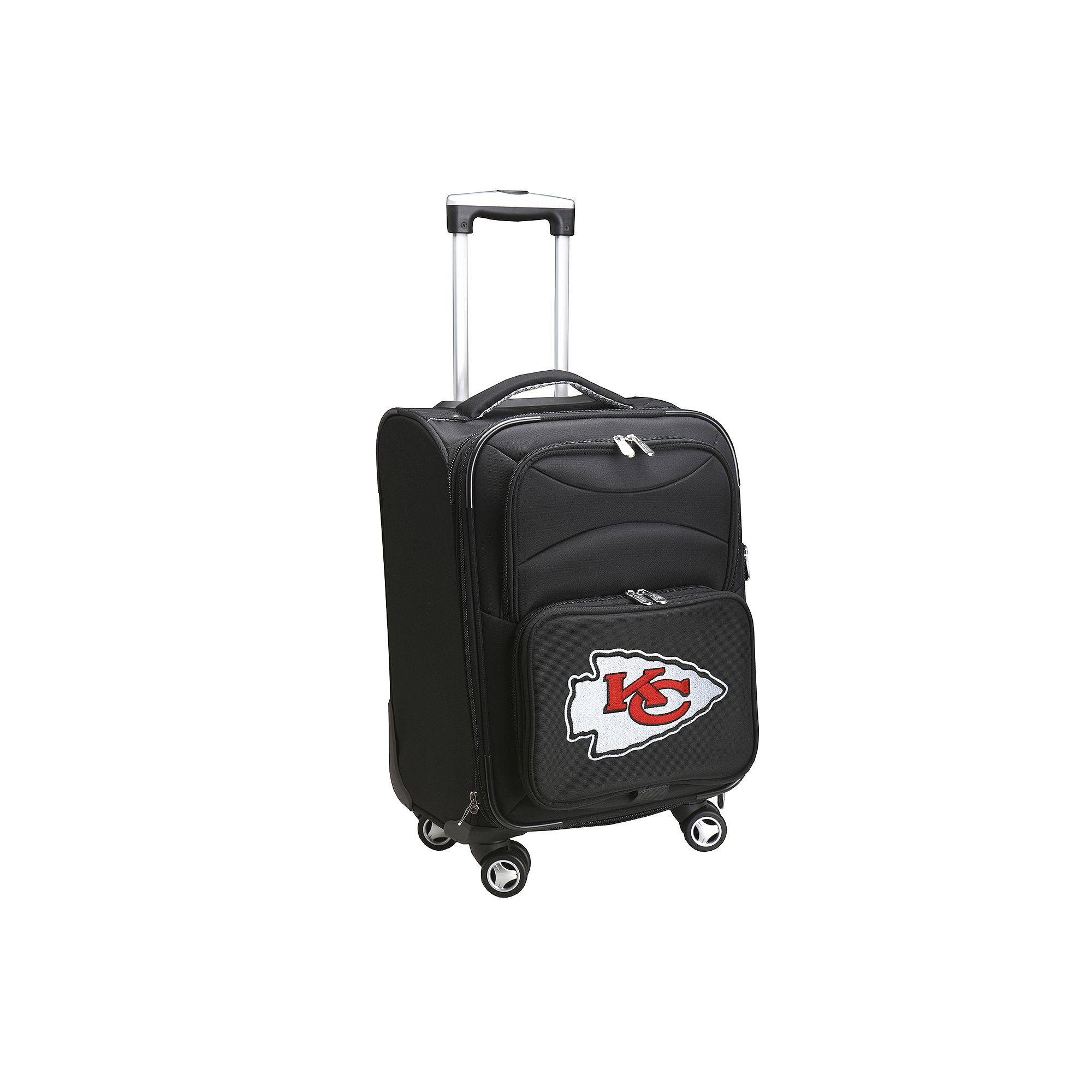 Kansas City Chiefs 20-in. Expandable Spinner Carry-On, Black