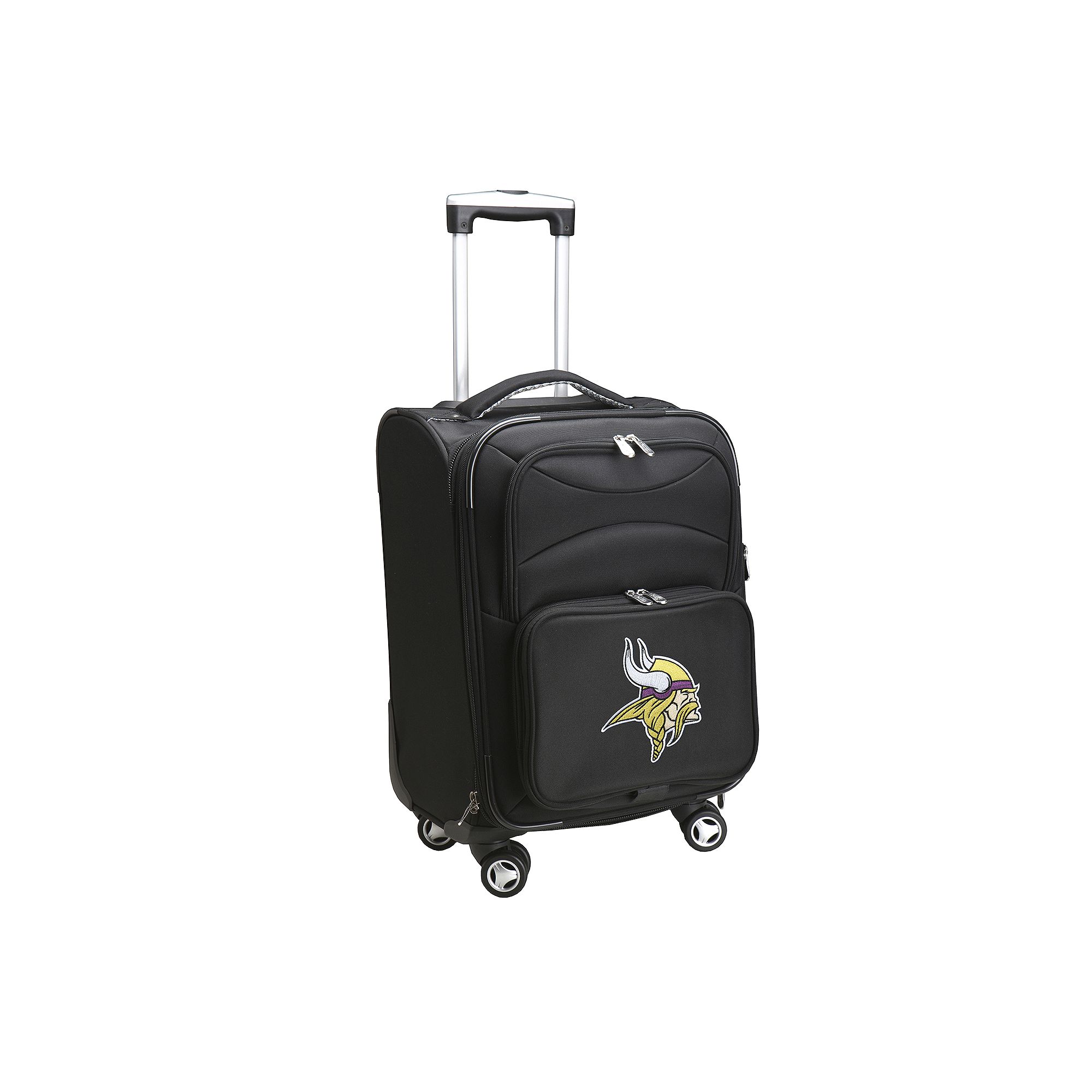 Minnesota Vikings 20-in. Expandable Spinner Carry-On, Black