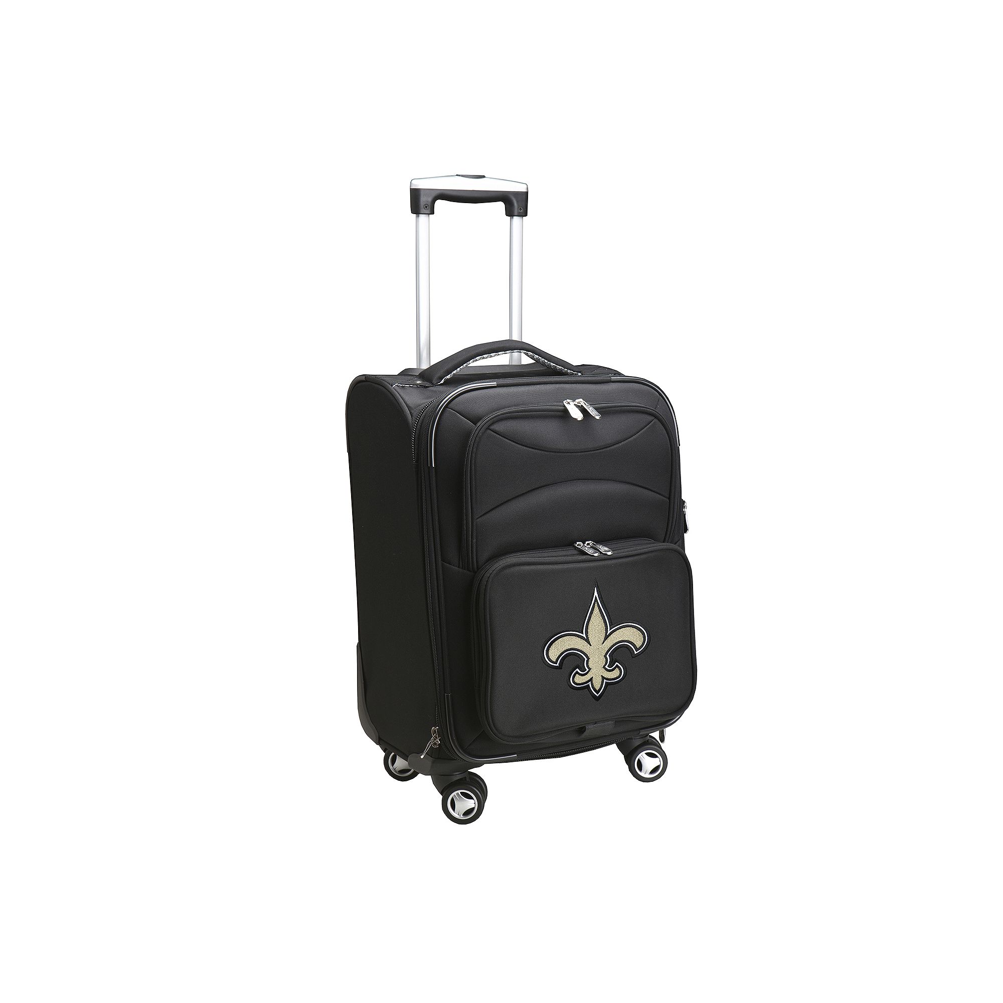 New Orleans Saints 20-in. Expandable Spinner Carry-On, Black