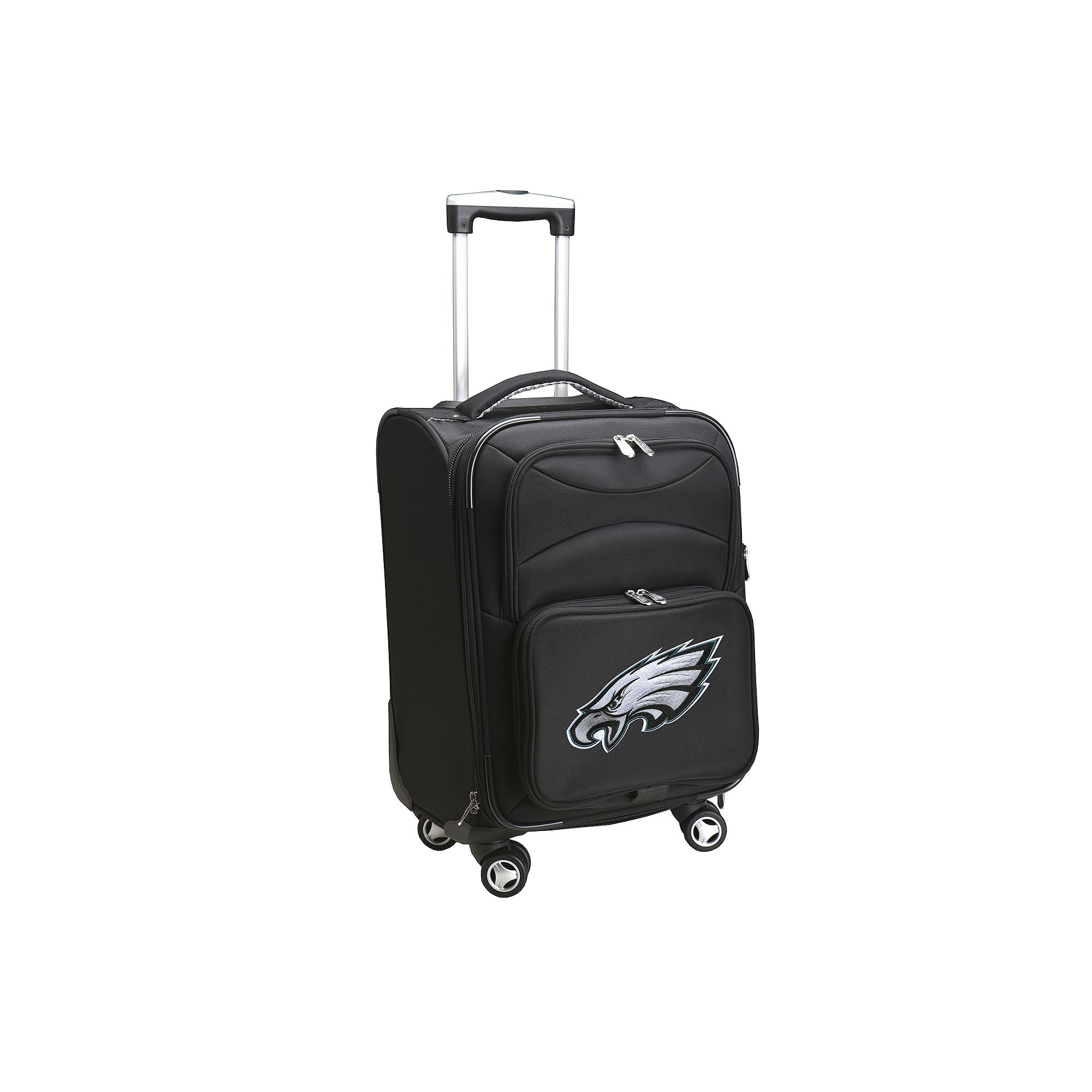 Philadelphia Eagles 20-in. Expandable Spinner Carry-On, Black
