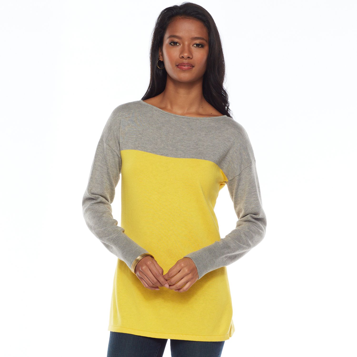 kohls gray sweater