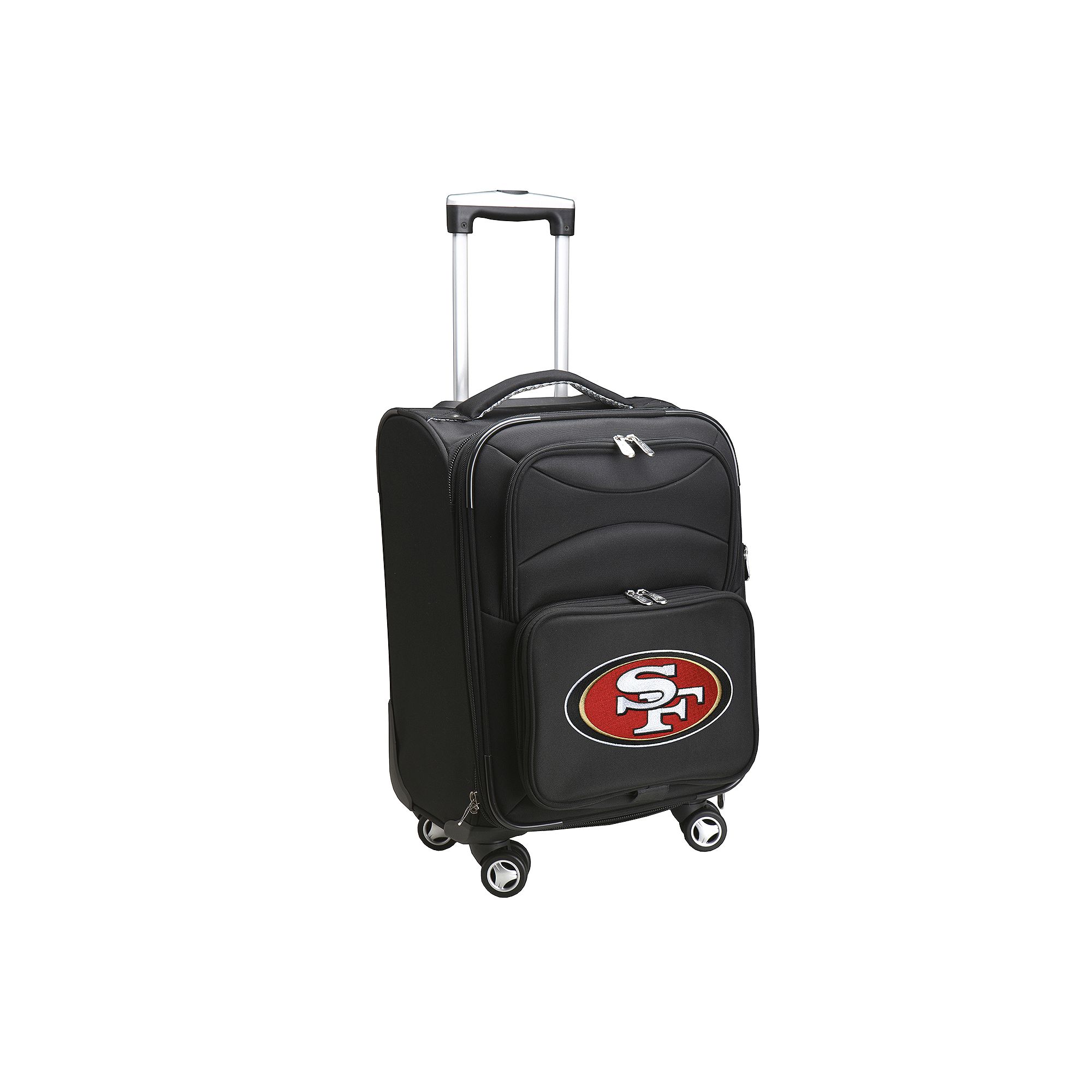 San Francisco 49ers 20-in. Expandable Spinner Carry-On, Black