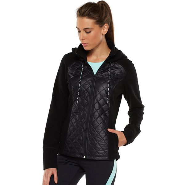 Women's FILA SPORT® Run Swift Quilted Polar Fleece Workout Jacket