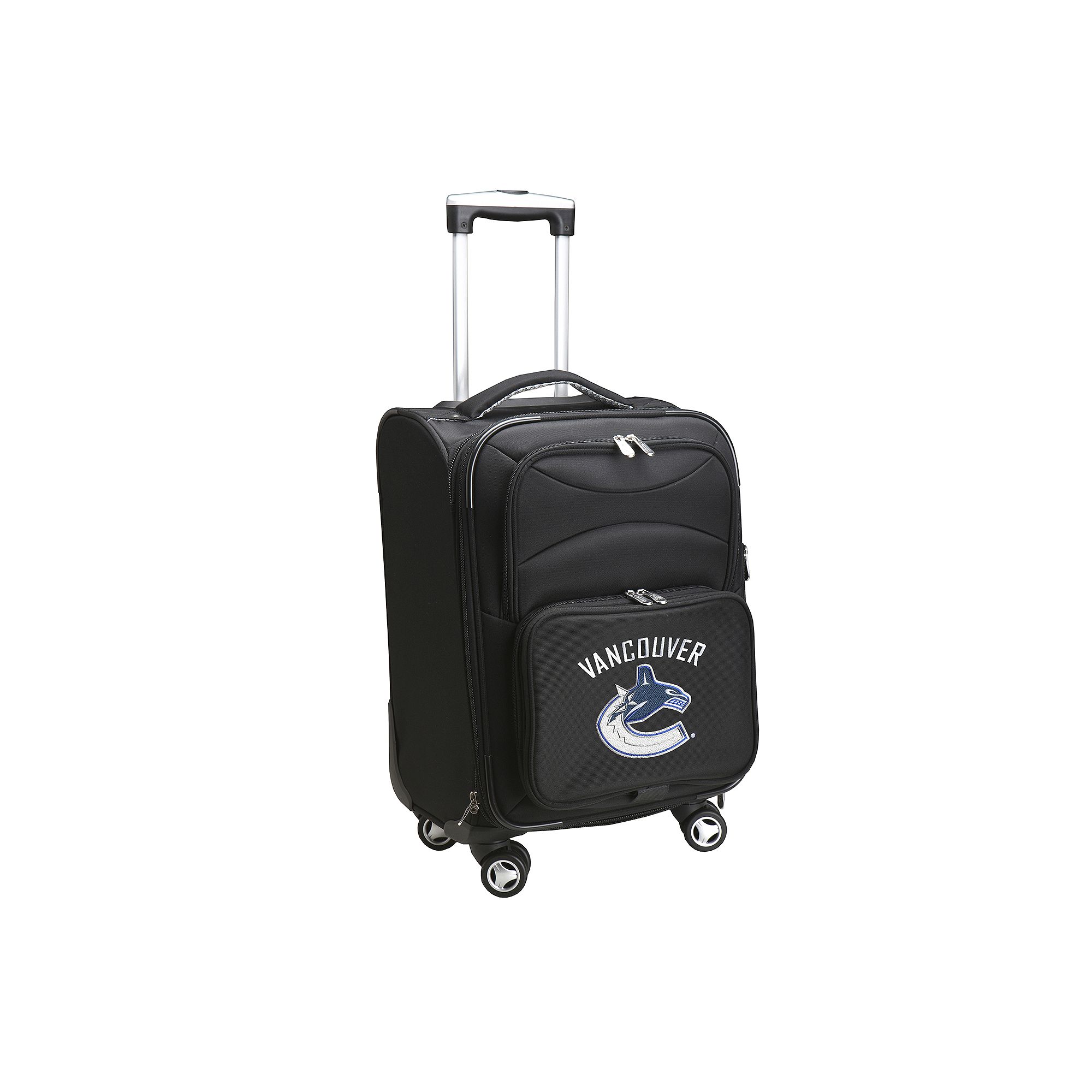 Vancouver Canucks 20-in. Expandable Spinner Carry-On, Black