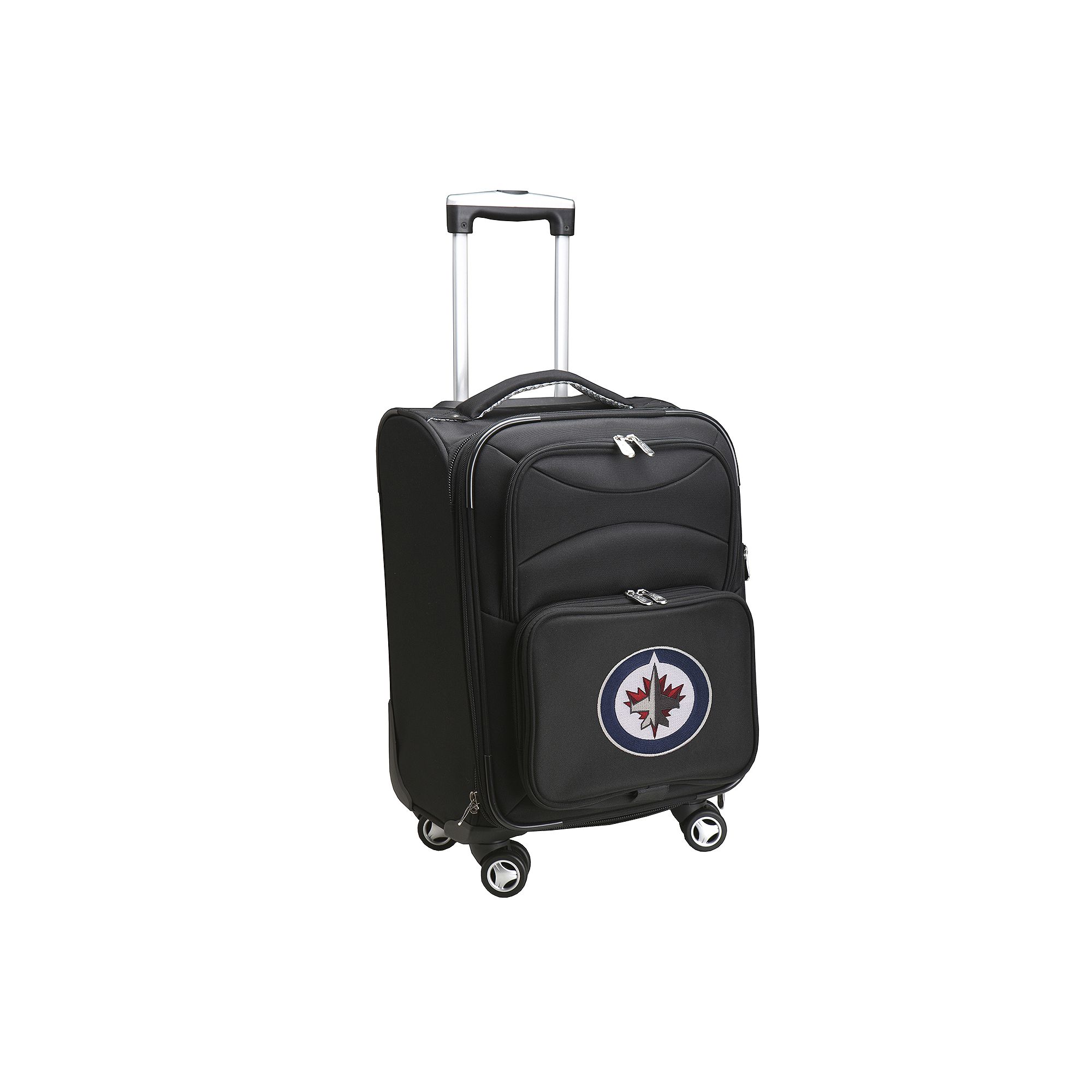 Winnipeg Jets 20-inch Expandable Spinner Carry-On, Black