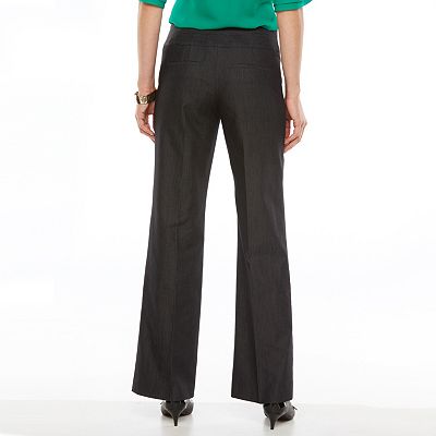 slim fit dress slacks Rafaella Women's Plus Size Gabardine Bootcut Pants main image 0