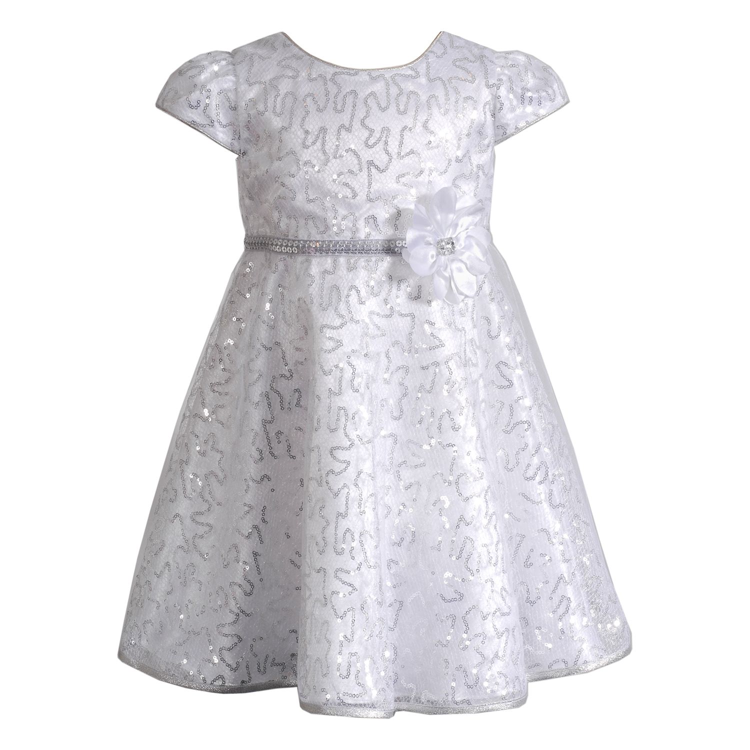 kohls girls white dress