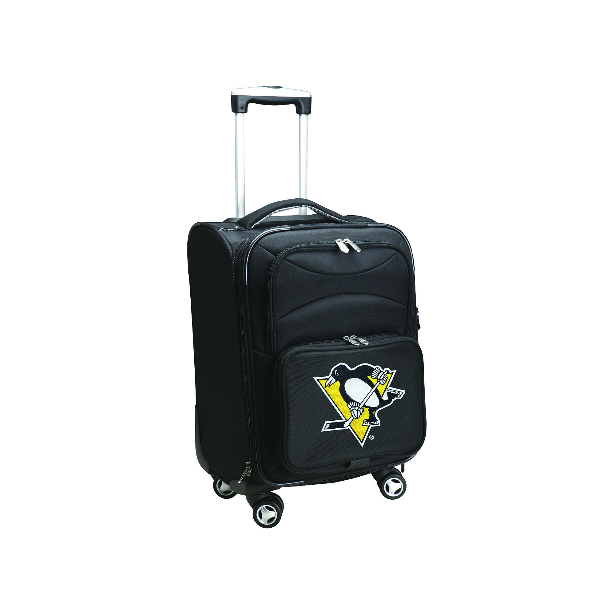 Pittsburgh Penguins 20-in. Expandable Spinner Carry-On, Black