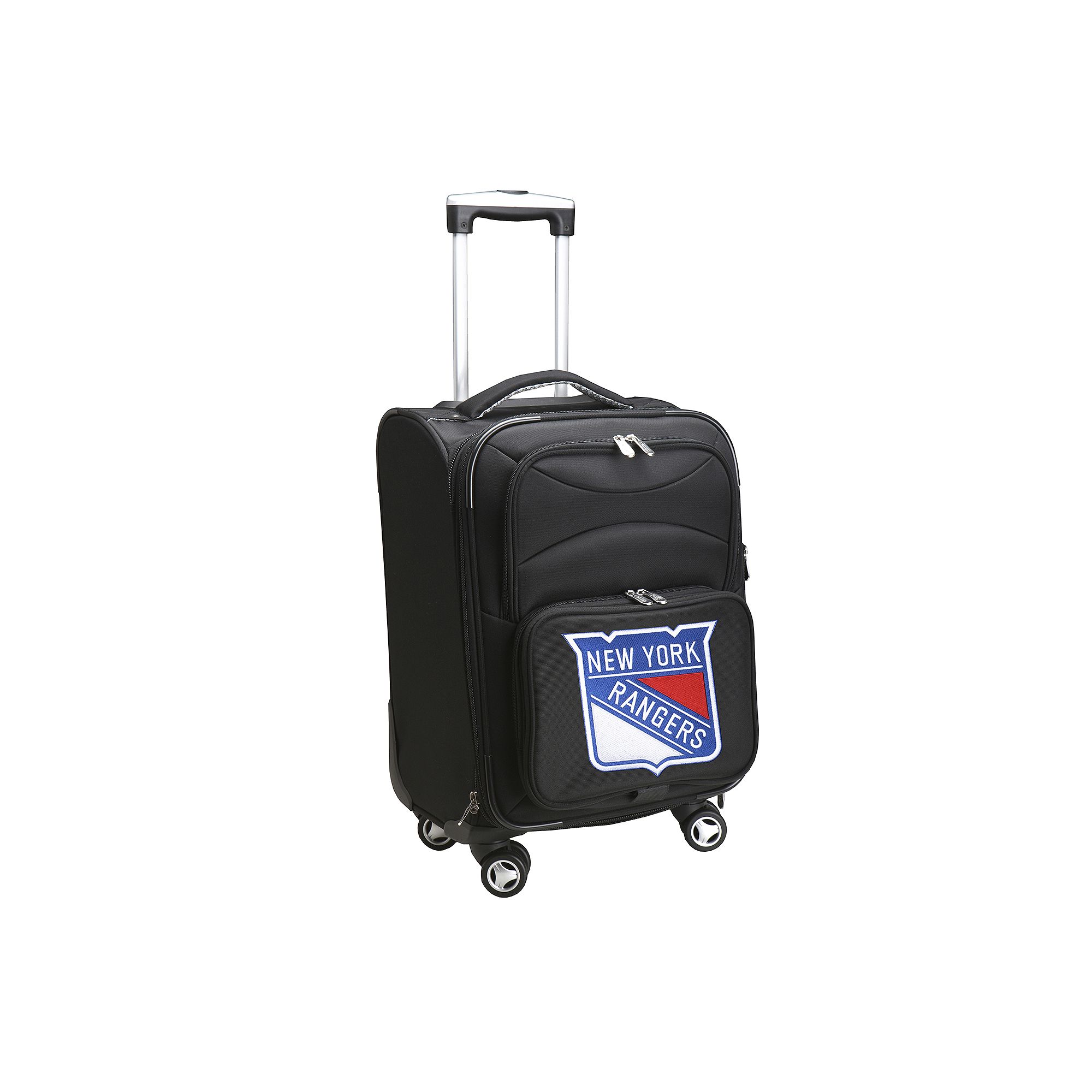 New York Rangers 20-in. Expandable Spinner Carry-On, Black