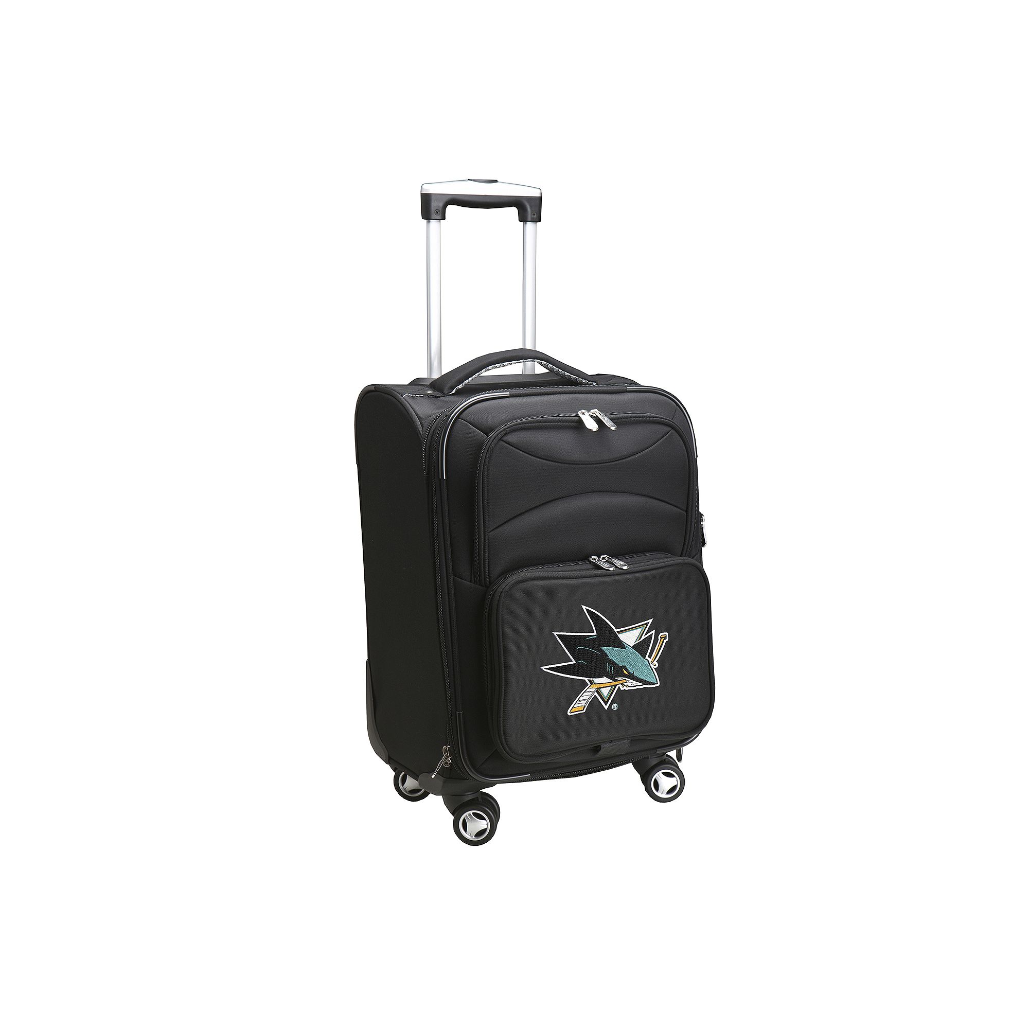San Jose Sharks 20-in. Expandable Spinner Carry-On, Black