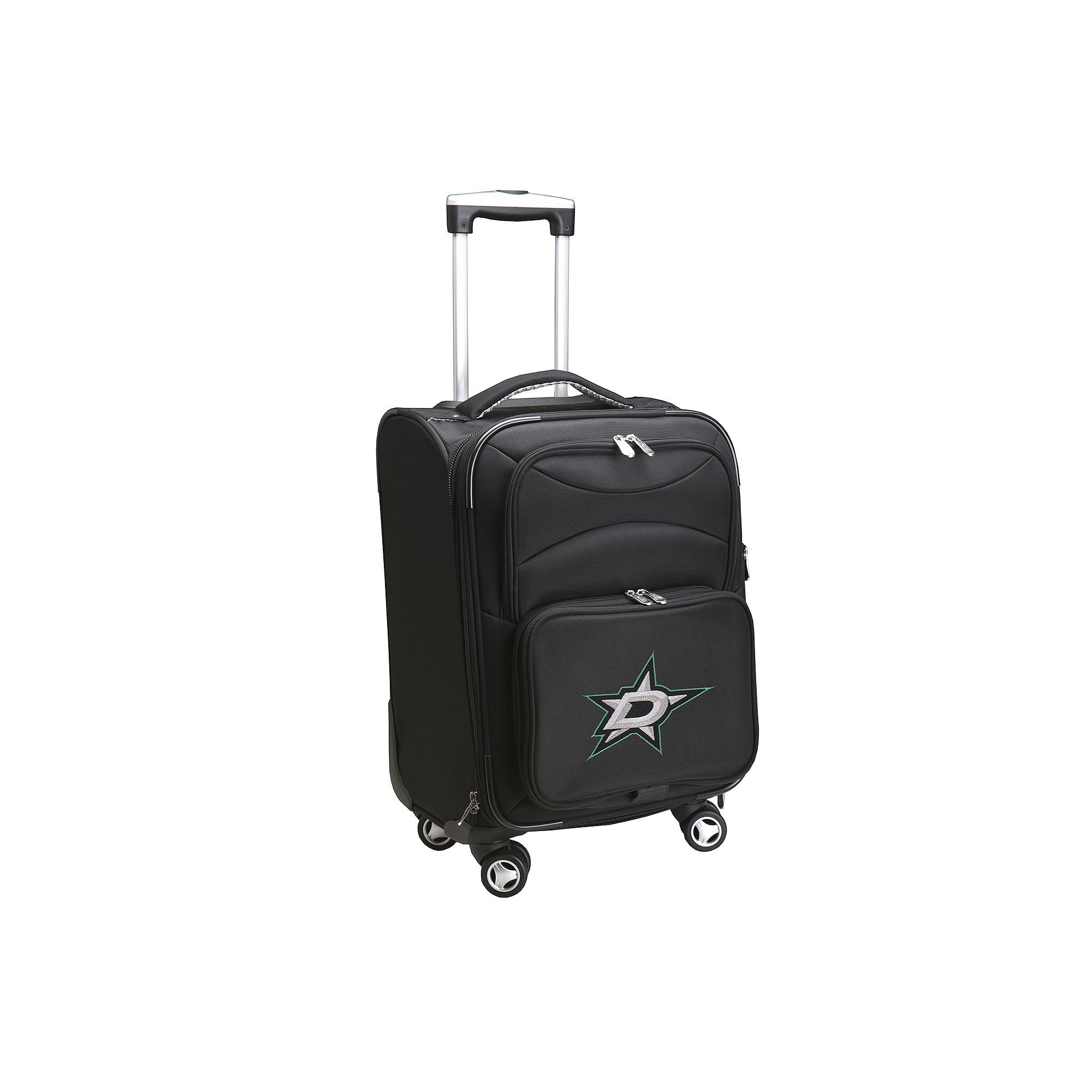 Dallas Stars 20-inch Expandable Spinner Carry-On, Black
