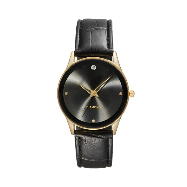 Kohls mens gold on sale watches