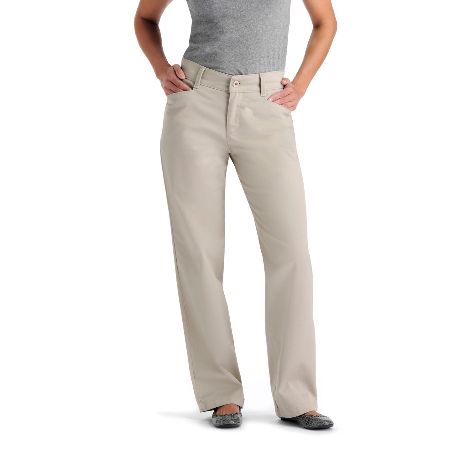 kohls lee pants womens