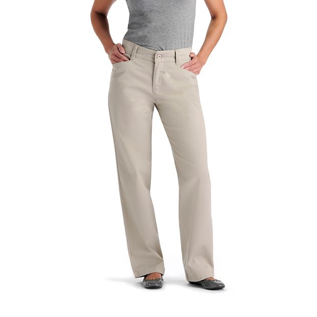 Women's lee comfort hot sale fit twill pants