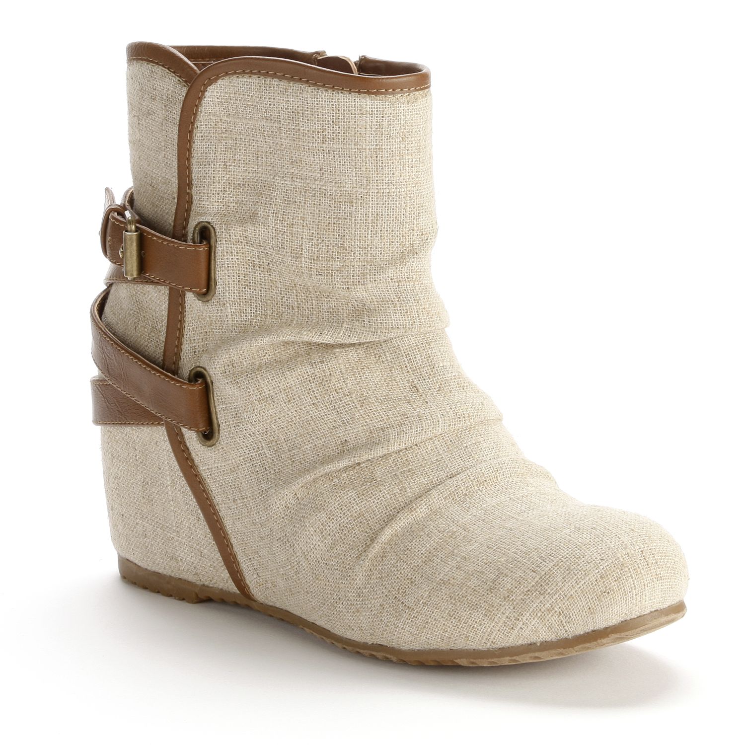 kohls womens wedge boots