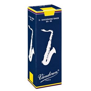 Vandoren Traditional 5-pk. Tenor Saxophone #3.5 Reeds
