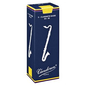 Vandoren Traditional 5-pk. Bass Clarinet #2 Reeds