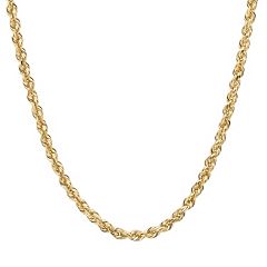 Everlasting Gold 14k Gold Rope Chain Necklace 18-in. by